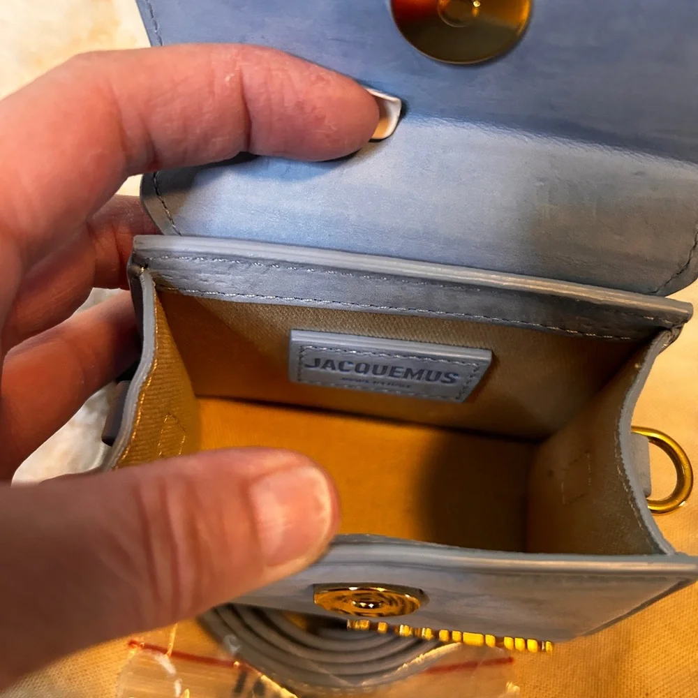 Jacquemus Le Chiquito Light Blue Mini Bag - Picture 7 of 8